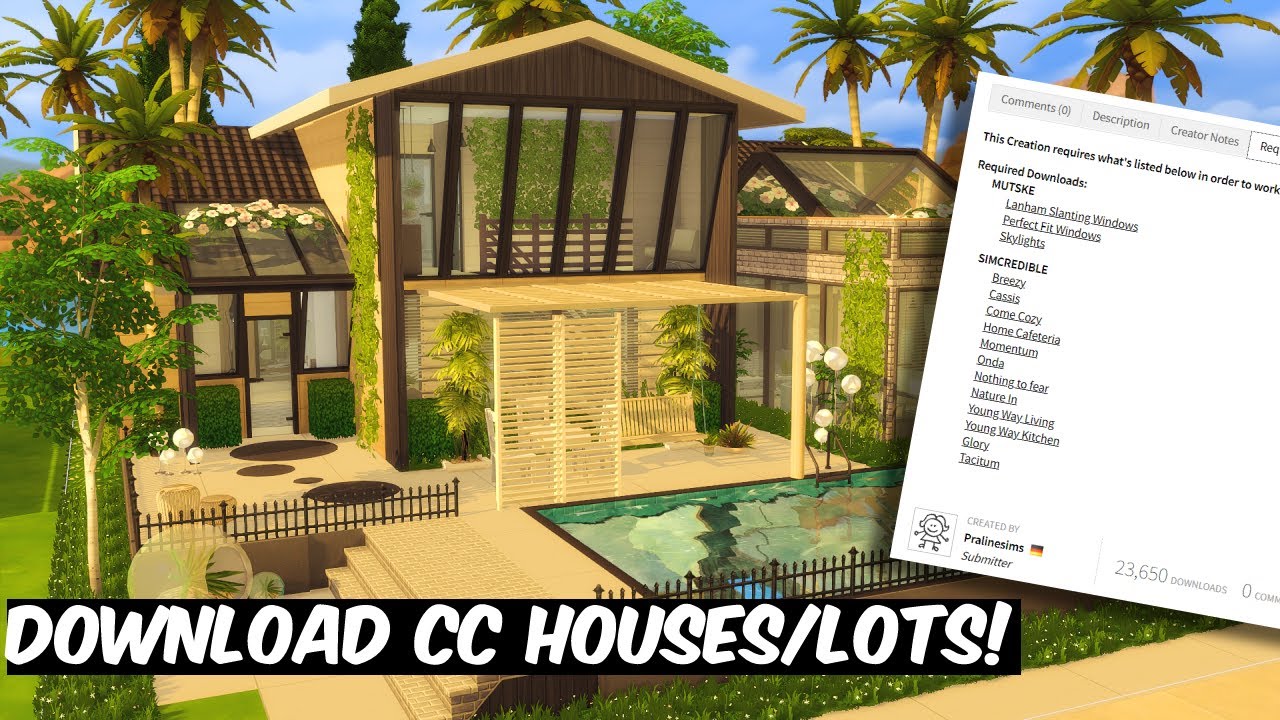 Sims 4 lots and houses download - arcadekool