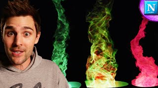 Pink & Green FIRE TORNADO!! (Super Bizarre)