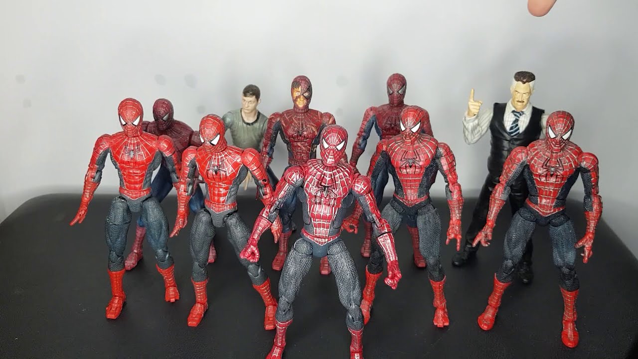 Spider-Man Movie Toy Biz Figure Collection - YouTube