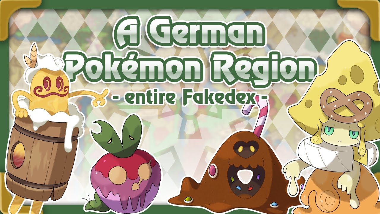 German Pokemon Region Fakedex | Fakemon | Fabela Region - YouTube