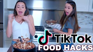 Trying TikTok Food Hacks! - Merrell Twins