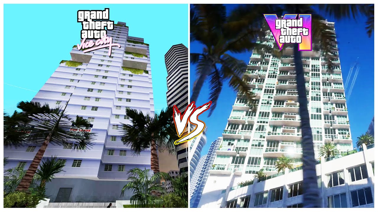 GTA Vice City vs GTA VI - Location Comparison!