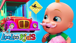 wheels on the bus baby shark looloo kids nursery rhymes and kids songs