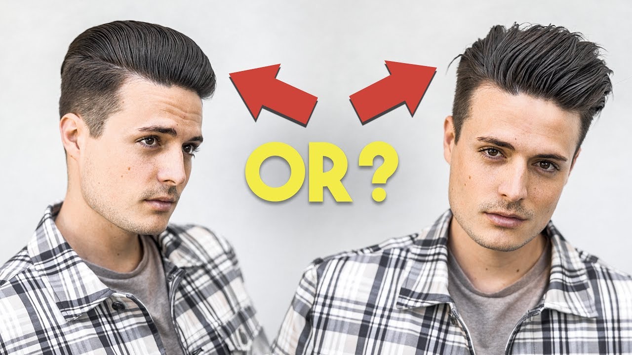 2 Mens Hair Tutorials | Modern Vs. Messy Slick Back Hairstyle ...