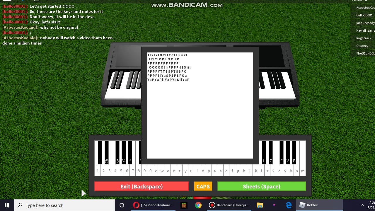 Roblox piano sheets - lmkaao