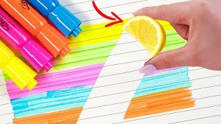 Back To School Life Hacks Using School Supplies!