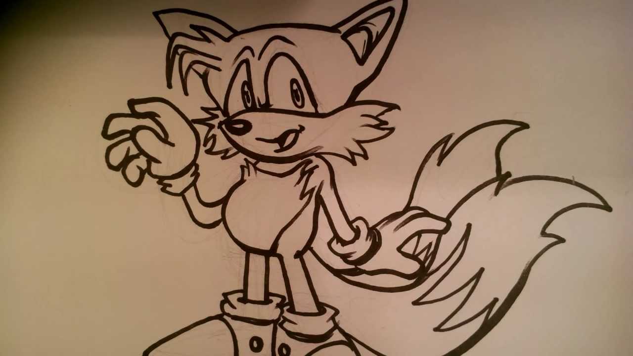 How To Draw Tails From Sonic Easy Things To Draw 22 Youtube