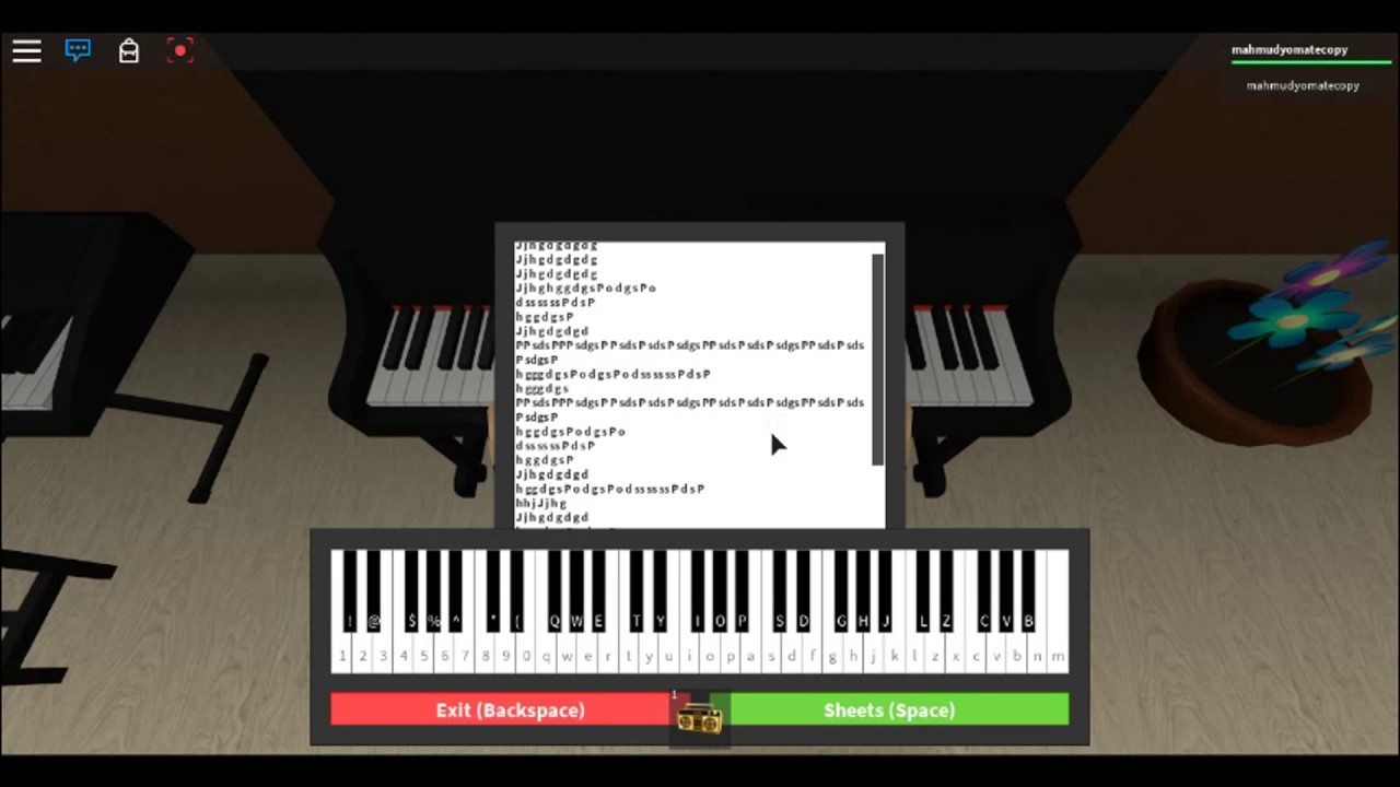 Roblox Piano Music Sheets Piano Sheet For Roblox Shee - vrogue.co