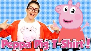 DIY Peppa Pig T-Shirt Craft with Crafty Carol | Cool School Arts and Crafts