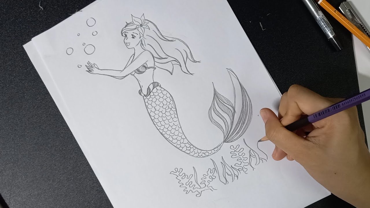 Cách Vẽ Cô Tiên Xanh Đơn Giản | How To Draw A Green Fairy Tinker Bell For  Beginners #14 | Din Din Tv - Youtube