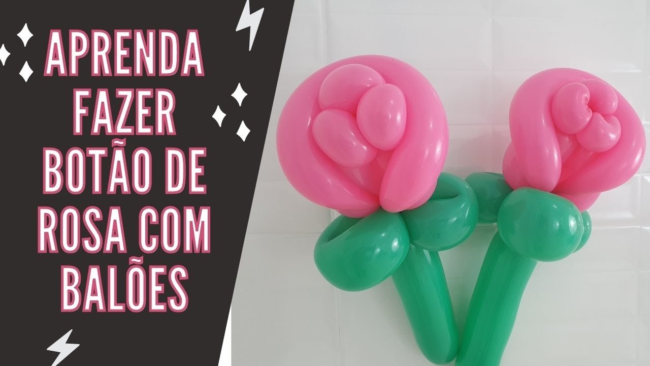 Total 117+ imagem como fazer rosa de balao