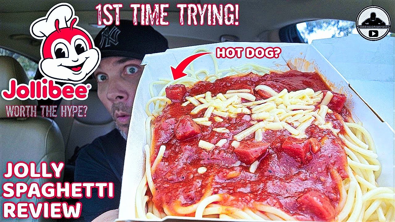 1st Time Trying Jollibee®! | Jolly Spaghetti Review! ??? |  theendorsement - YouTube