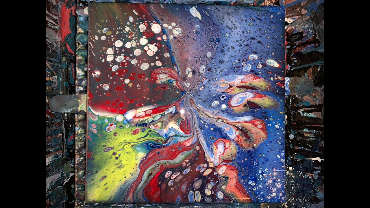 Cool Flip cup using Arteza acrylic pour painting - YouTube