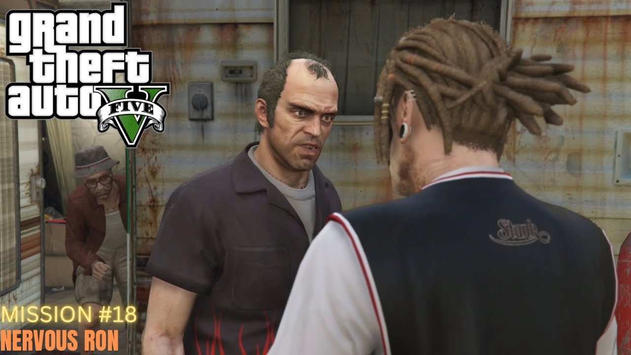 Nervous Ron | GTA 5 Gameplay Part 28 - Mission 18 - YouTube