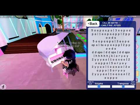 Call me Maybe - Carly Rae Jepsen | Royale High Piano Versión | Roblox ...