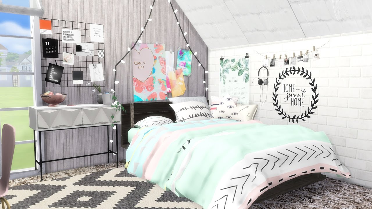 Sims 4 Teen Room CC