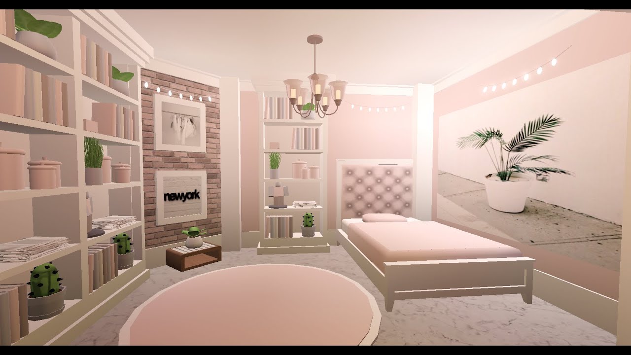 Bloxburg Pink Aesthetic Room  Itz Daxu YouTube