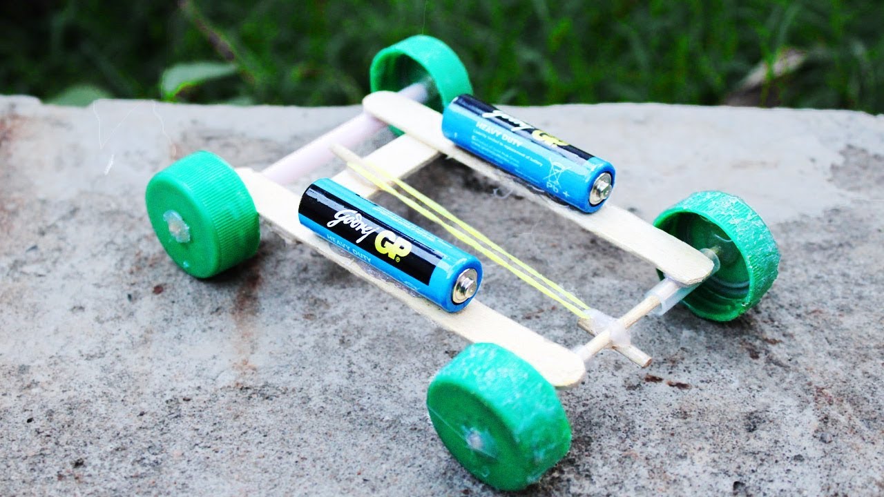 Make A Rubber Band Powered Car