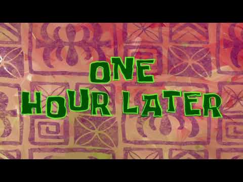 One hour later | SpongeBob time card - YouTube