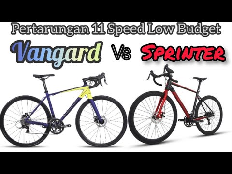 Pacific sprinter 2021 VS Vangard | Roadbike 11 Speed Ekonomis - YouTube