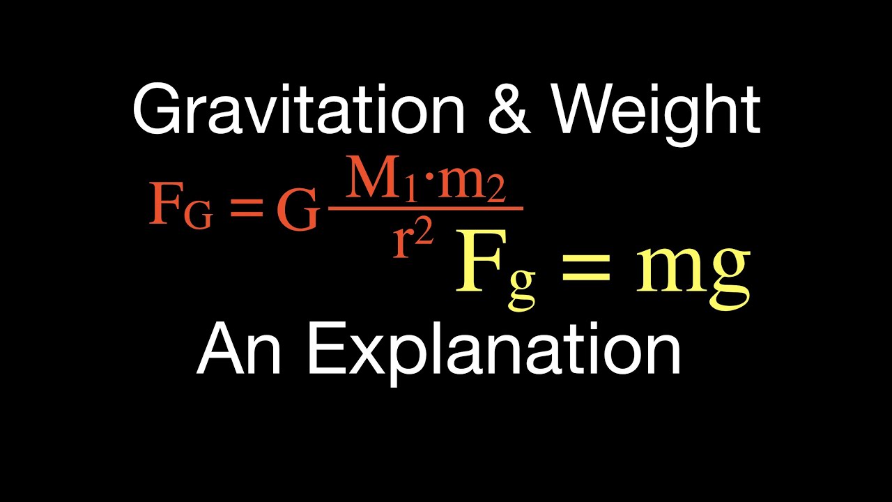 Gravitation 2 Of 17 Calculate Your Weight Two Different Ways Youtube