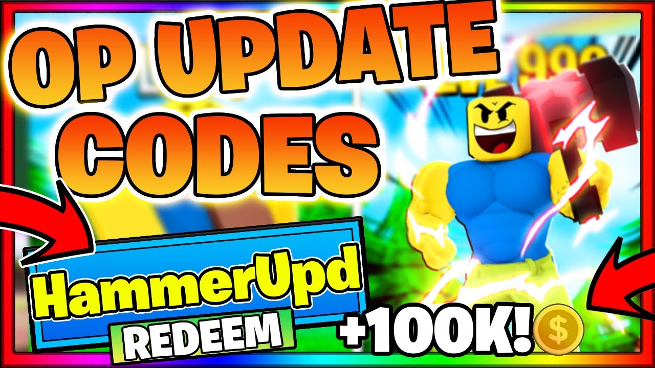 HAMMER SMASHING SIMULATOR CODES *UPDATE*! ALL NEW OP SECRET ROBLOX ...