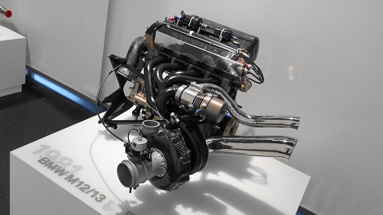 BMW Formula 1 Racing Engine M12/13 (1981) - BMW Museum Munich - YouTube