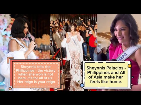 MISS UNIVERSE 2023 SHEYNNIS PALACIOS FEELS THE WARM WELCOME BY ALL OF ...