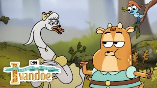 Helping a Damsel in Distress  | The Heroic Quest of the Valiant Prince Ivandoe | Cartoon Network