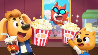 dodos first time at the theater good manners for kids kids cartoon sheriff labrador babybus