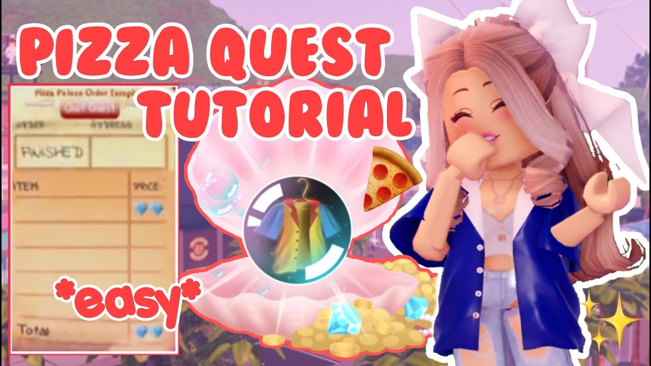 HOW TO COMPLETE ZED’S PIZZA QUEST 🍕 || Royale high tutorial - YouTube