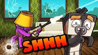 Minecraft | Quiet Hide and Seek Challenge!! (SHH!!! He Can Only Hear!)