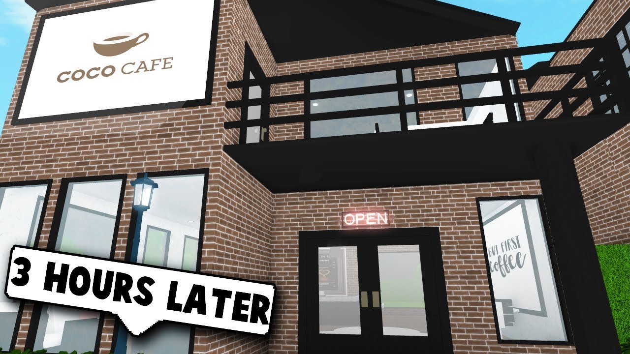 Cozy Bloxburg Cafe Idea