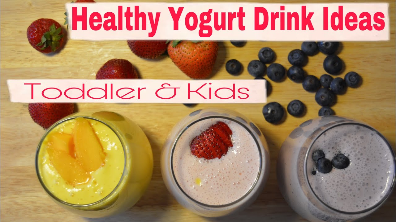 3 Healthy Yogurt Drink Ideas For Toddler & Kids | Yogurt Recipe ...