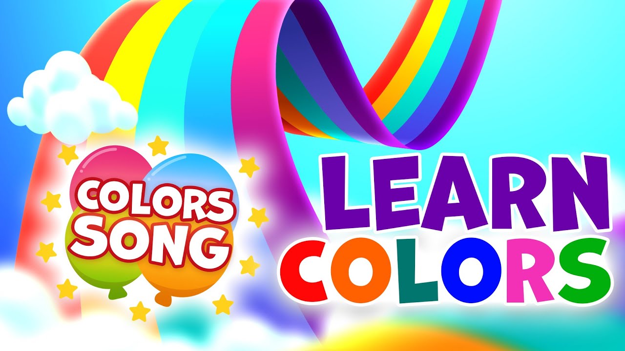 🌈 COLORS SONG: Learn Colors Song For Kids (ESL Baby Songs) - YouTube