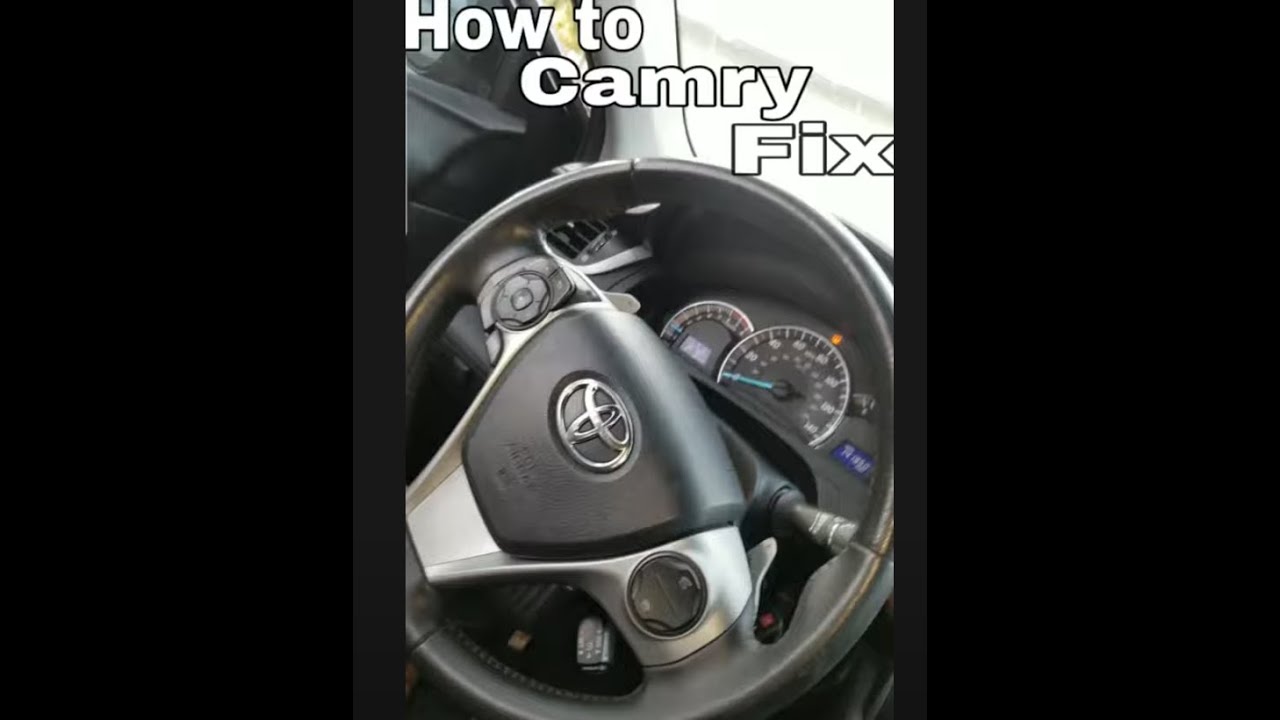 2012 Toyota Camry Steering Column Noise