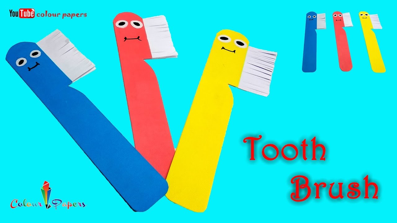 Toothbrush Craft Template