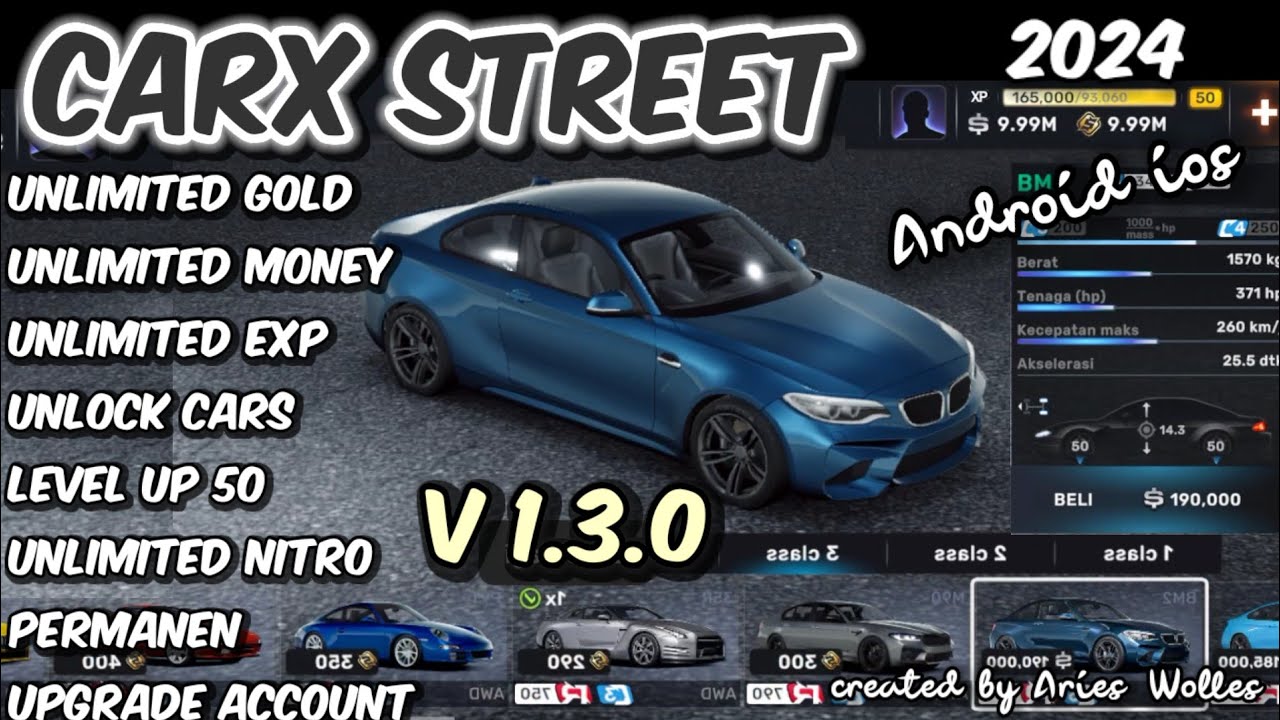 CarX Street Mod Apk V1.3.0 Gameplay - CarX Street Mod Menu Apk ...