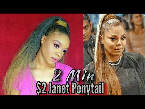 janet jackson ponytail