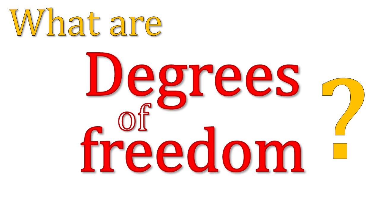 Statistical degrees of freedom - What are they REALLY? - YouTube