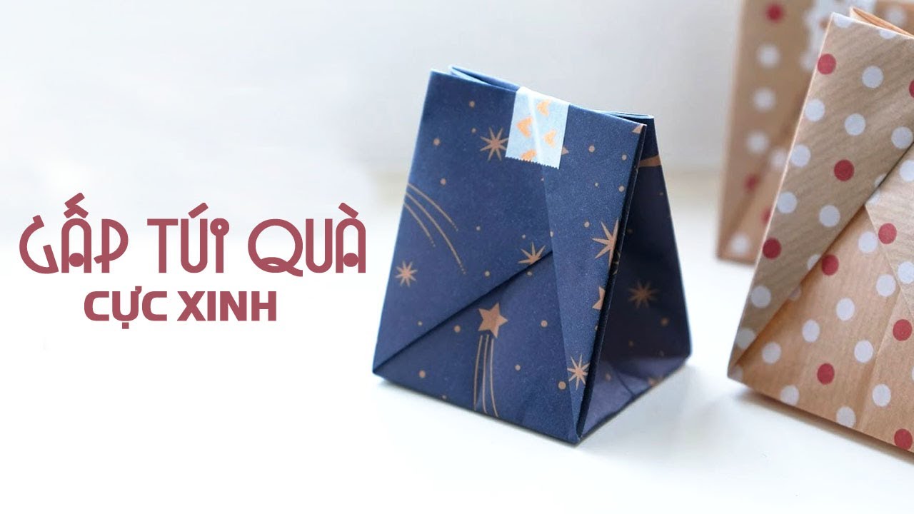 Gấp hộp bằng giấy a4 - gấp hộp quà origami - Simple and easy ...