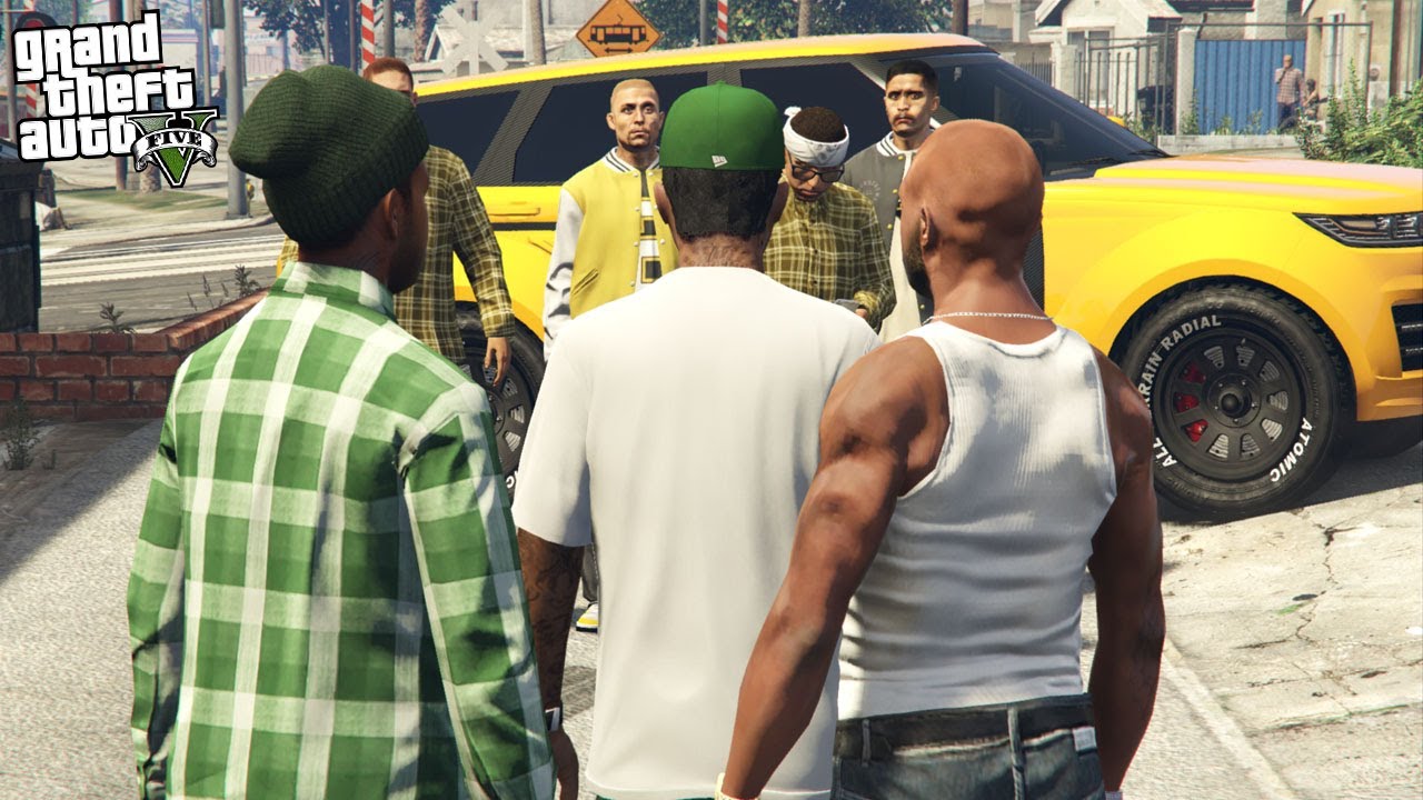 GTA 5 GANG LIFE MOD #55 - LAMAR SET UP BY THE VAGOS - VAGOS AND BALLERS ...