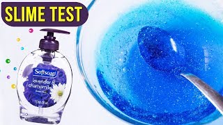 NO GLUE SLIME!,Testing Hand Soap Sugar Slime Recipes,Slime Masters