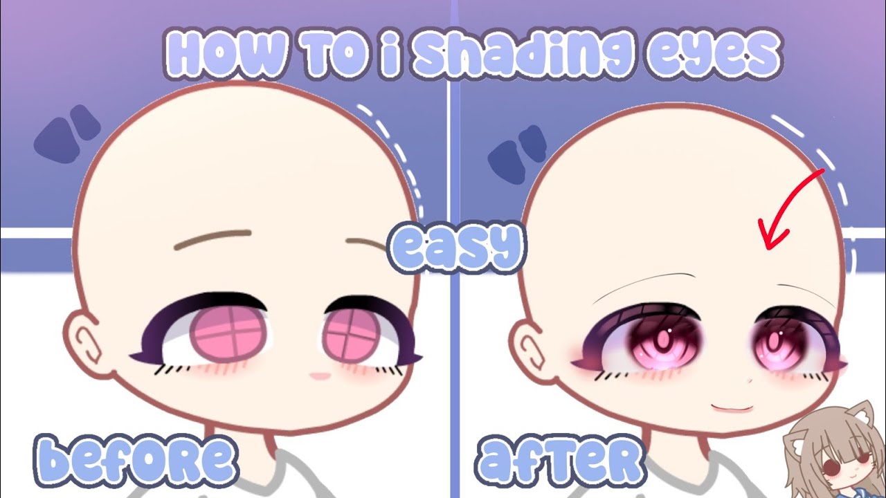 how to i shading eyes ? - YouTube