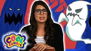 Spookiest Stories at Cool School! Story Time with Ms. Booksy & Drew Pendous Adventures | Compilation