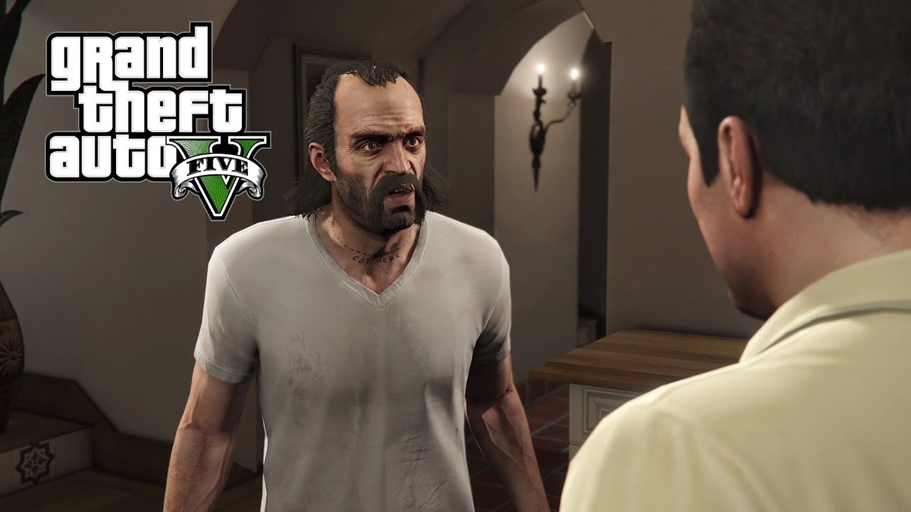 TREVOR FINALLY MET MICHAEL (GTA V) - YouTube