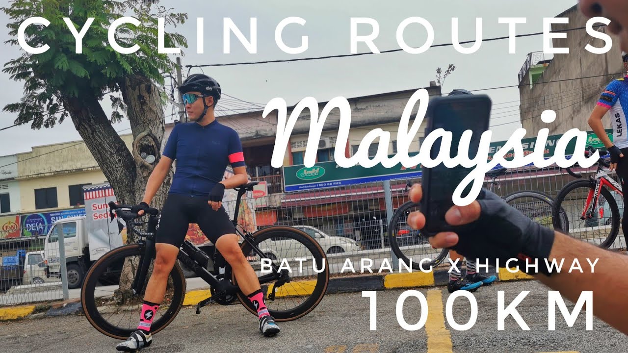 Cycling Malaysia VLOGs #14 : 100km no highway Batu Arang with alot of ...