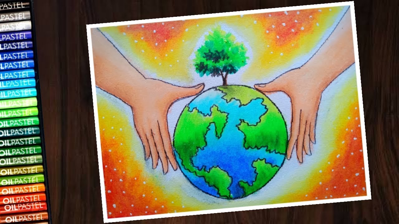 How to draw save environment save tree ( world Environment day ) poster ...