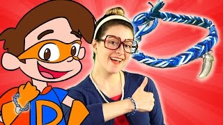 DIY Friendship Bracelet with Crafty Carol & Drew Pendous | Arts and Crafts at Cool School