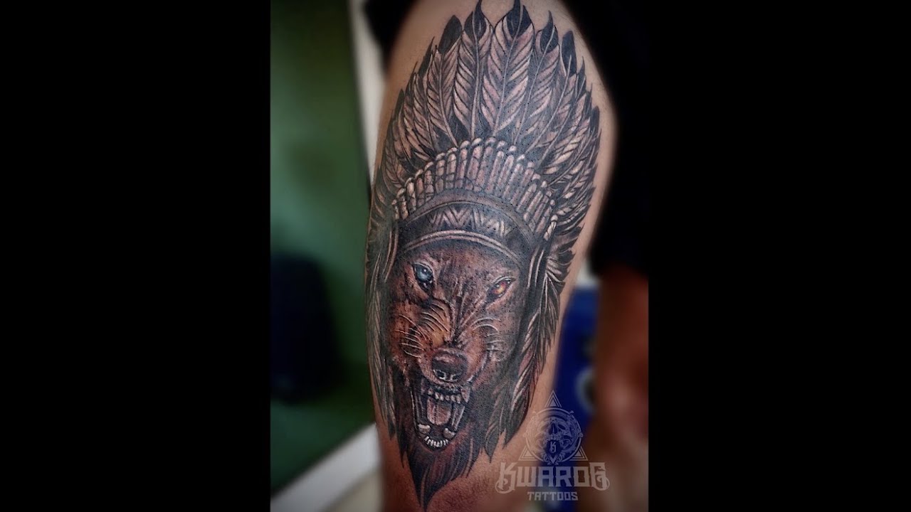 Details 75+ native american wolf tattoo latest - esthdonghoadian